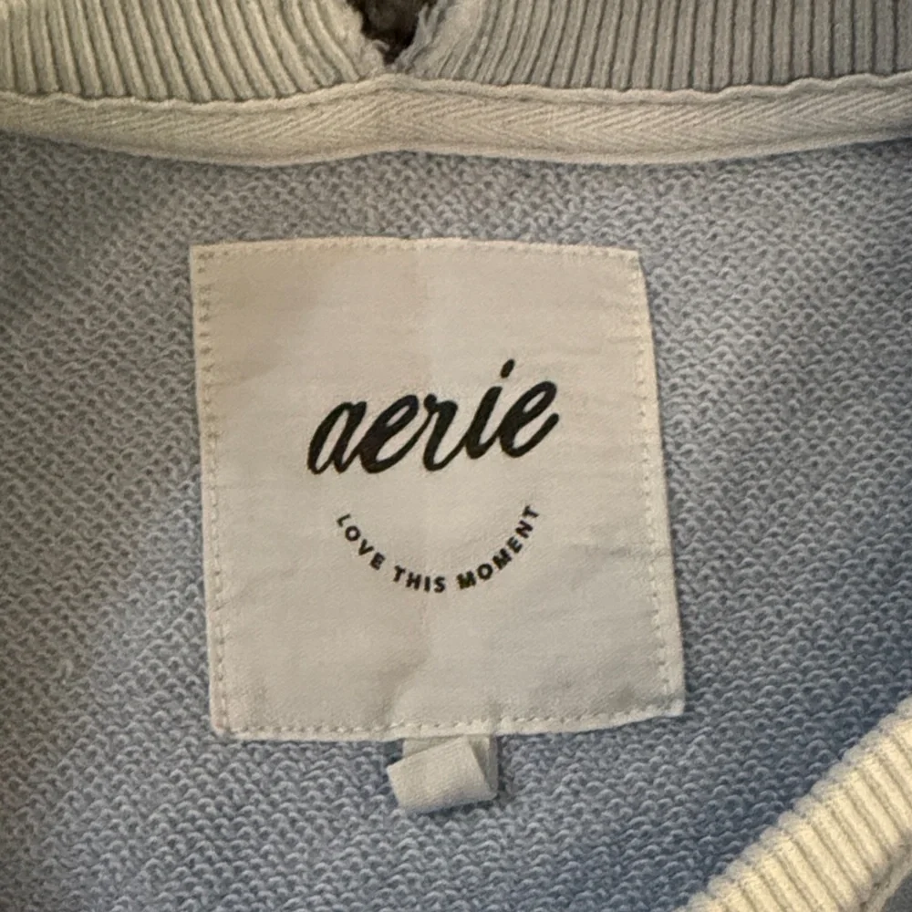 Aerie Light Blue Graphic Sweatshirt - Picture 2 of 4